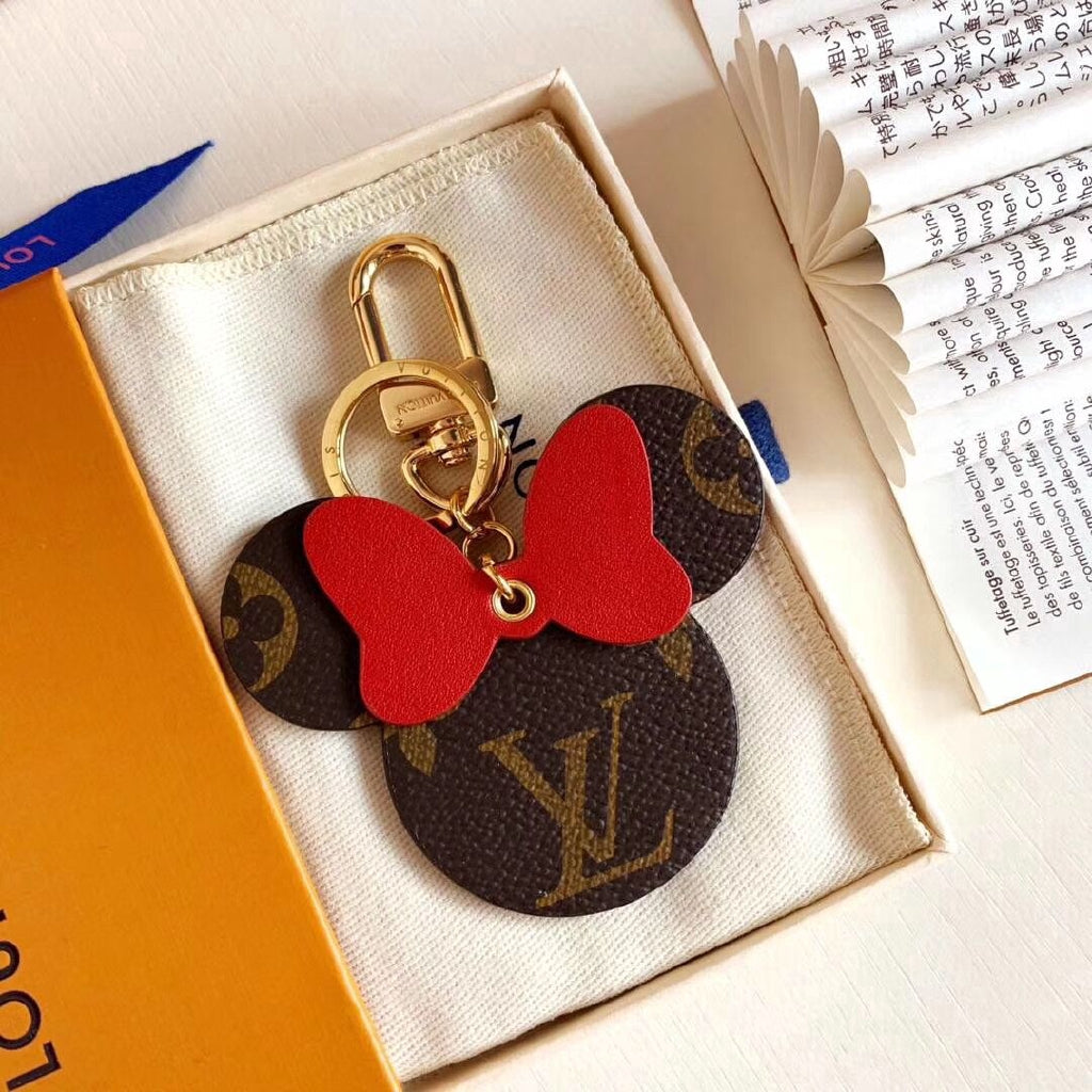 lv mickey mouse keychain